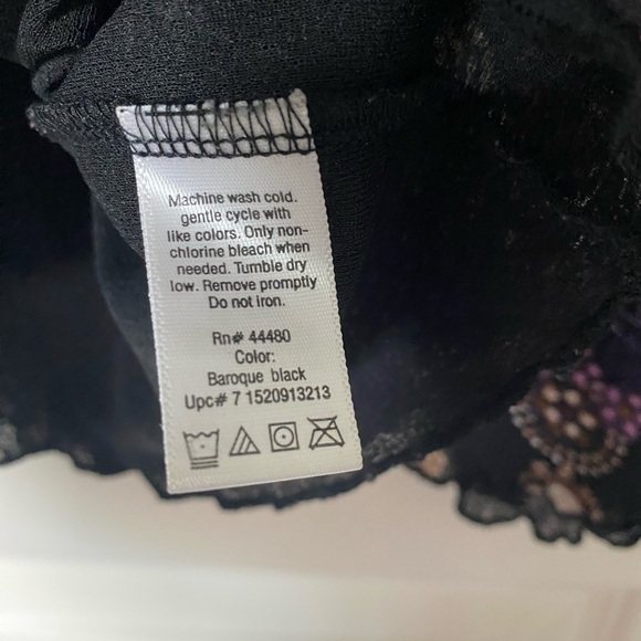 Y2k purple rose whimsigoth top - Picture 3 of 5